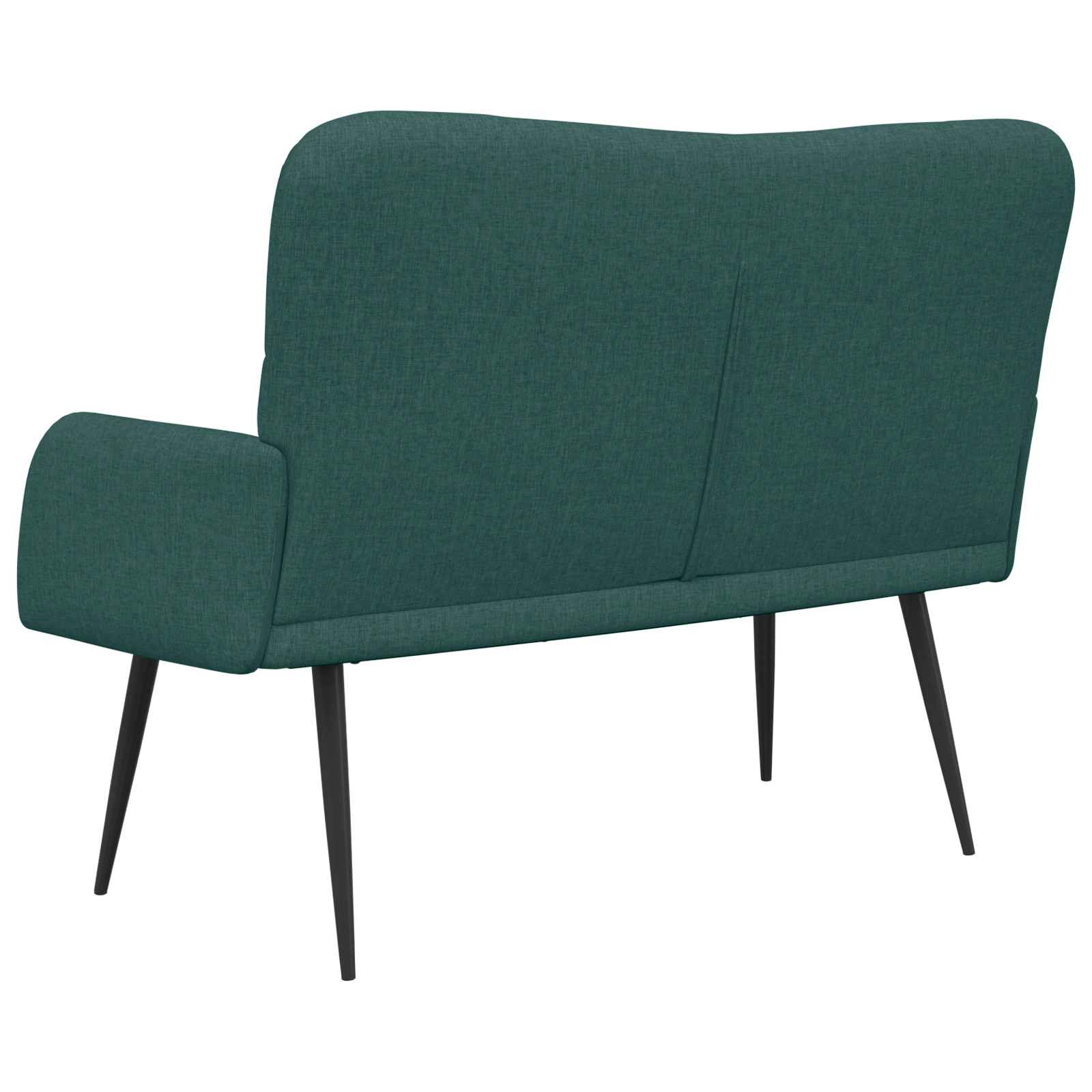 2-Sitzer Sofa Dunkelgrün 115 x 61 x 87 cm Stoff
