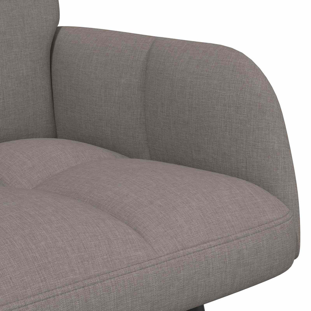 2-Sitzer Sofa Taupe 115 x 61 x 87 cm Stoff