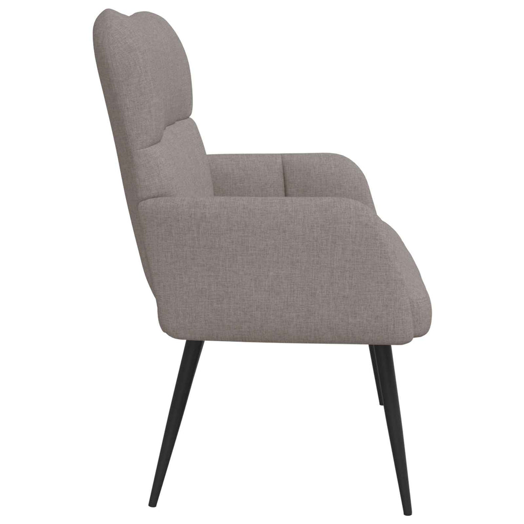 2-Sitzer Sofa Taupe 115 x 61 x 87 cm Stoff