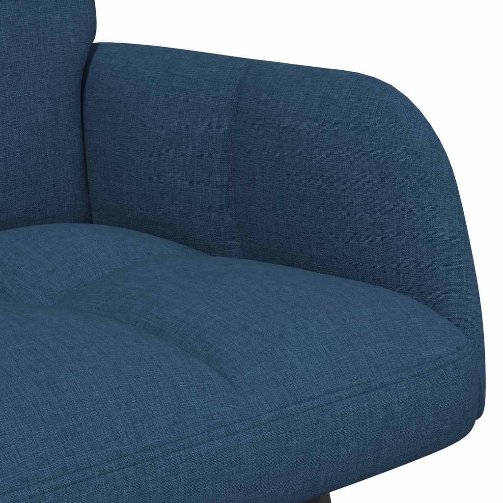 2-Sitzer Sofa Blau 115 x 61 x 87 cm Stoff