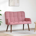 2-Sitzer Sofa Rosa 115 x 61 x 87 cm Samt (V)