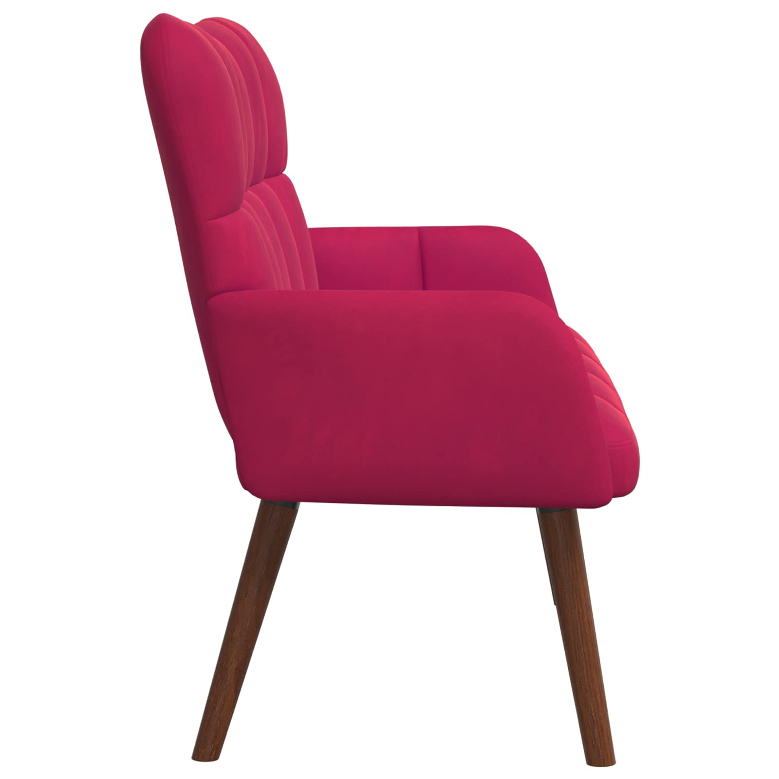 2-Sitzer Sofa Weinrot 115 x 61 x 87 cm Samt (V)