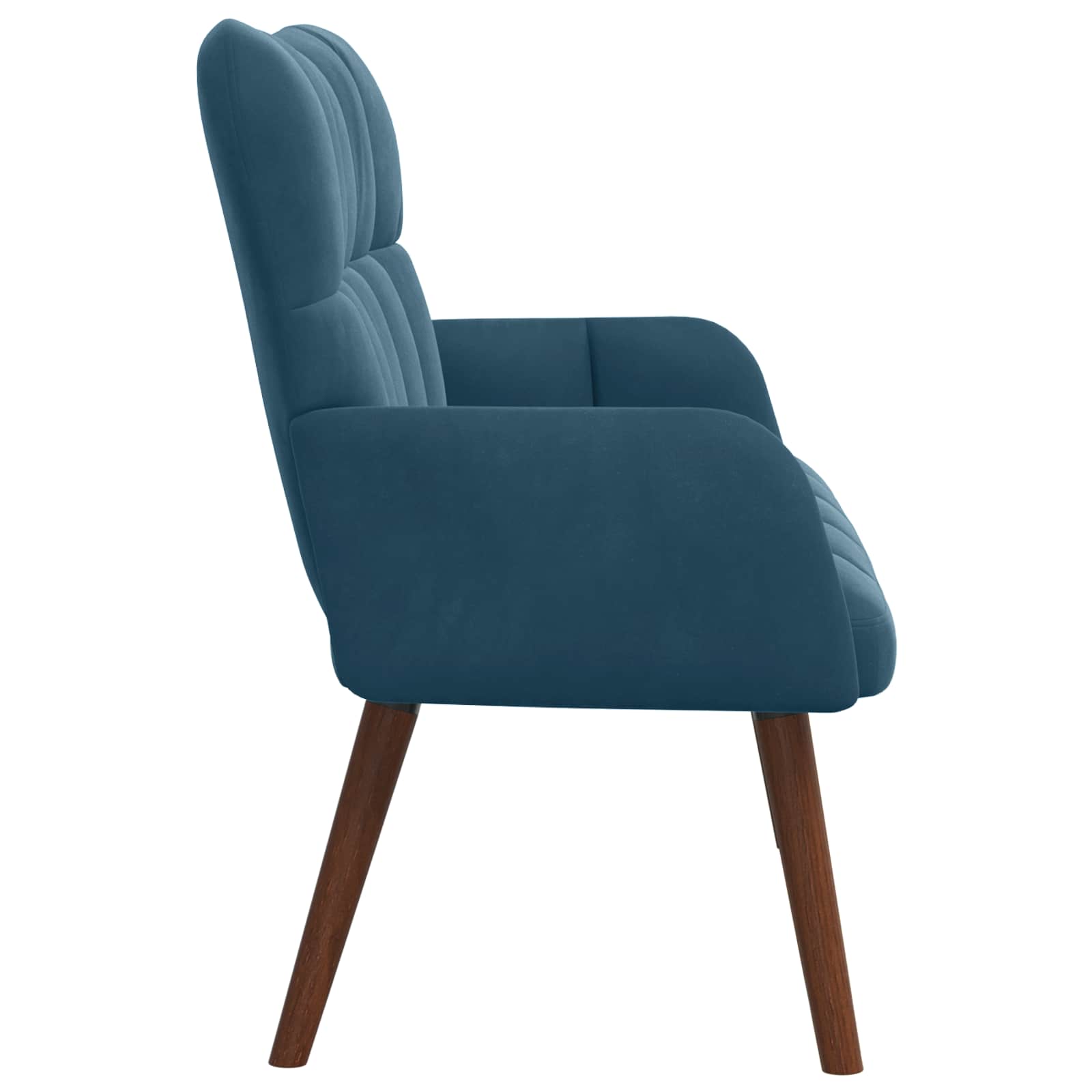 2-Sitzer Sofa Blau 115 x 61 x 87 cm Samt (V)