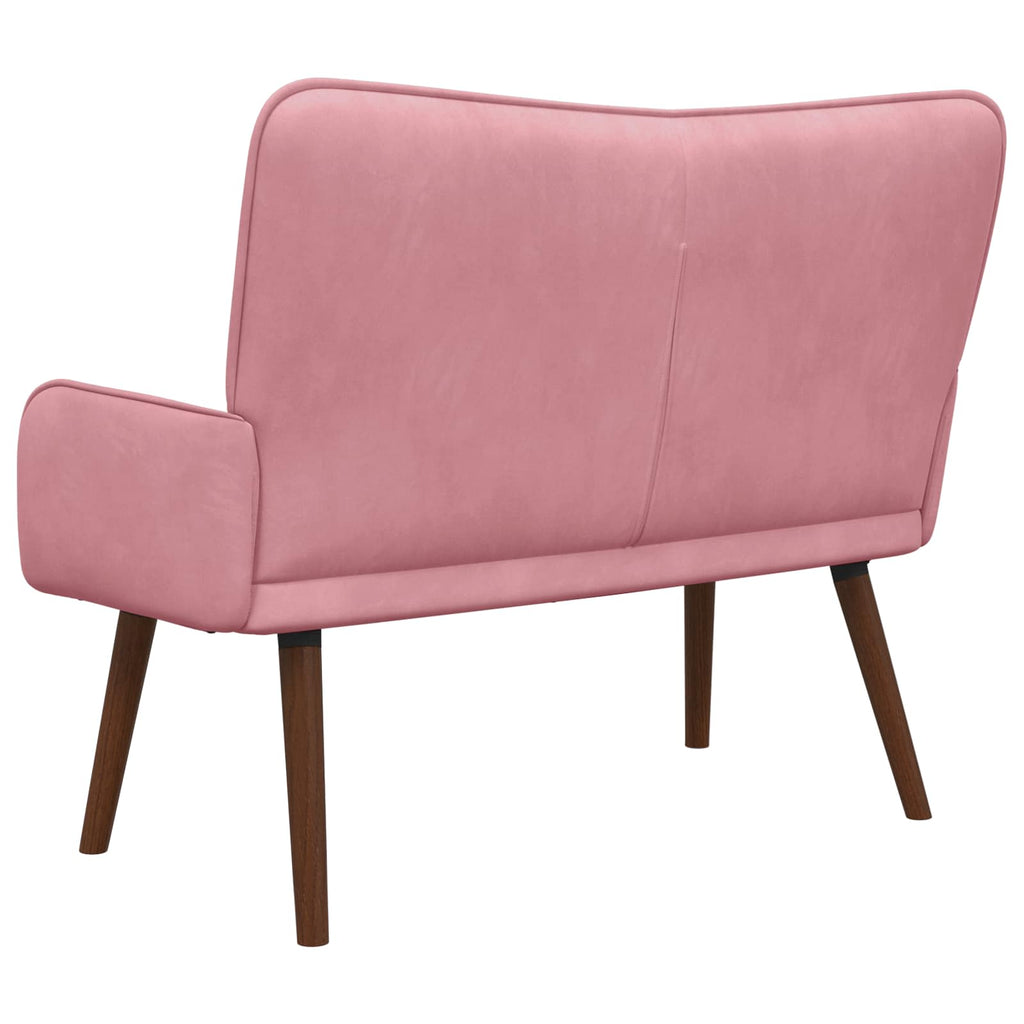2-Sitzer Sofa Rosa 115 x 61 x 87 cm Samt (V)