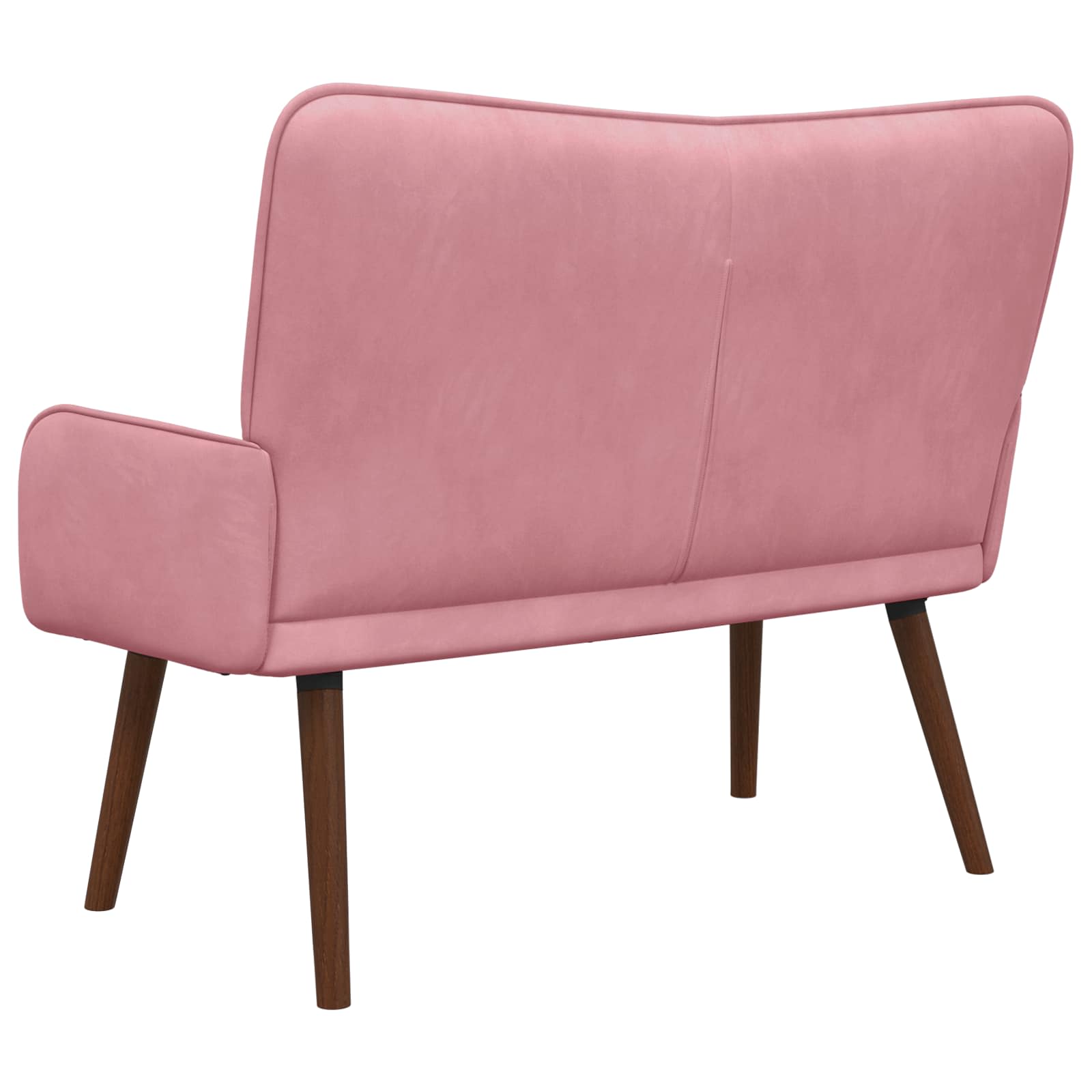 2-Sitzer Sofa Rosa 115 x 61 x 87 cm Samt (V)