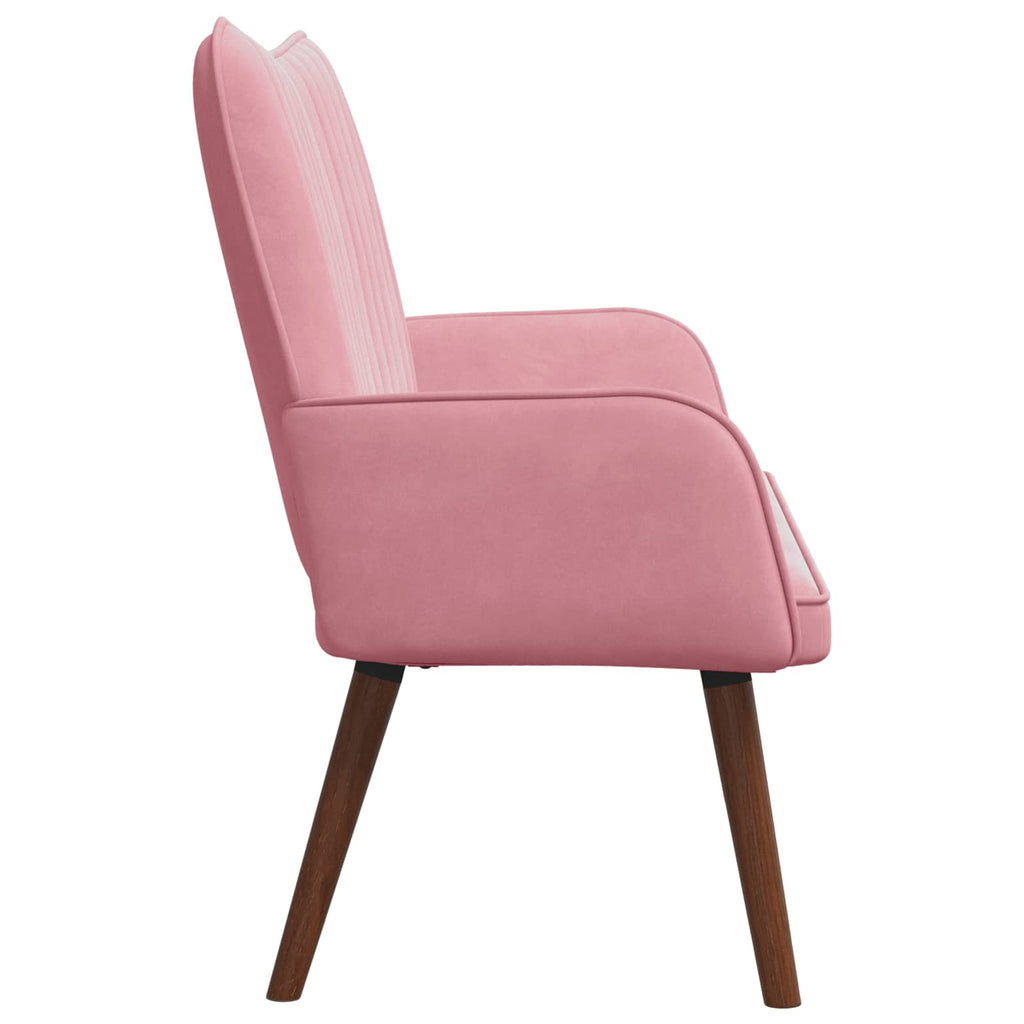 2-Sitzer Sofa Rosa 115 x 61 x 87 cm Samt (V)