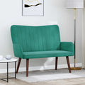2-Sitzer Sofa Türkis 115 x 61 x 87 cm Samt (V)