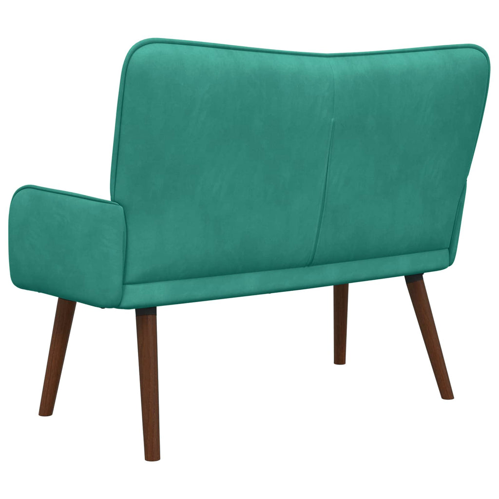 2-Sitzer Sofa Türkis 115 x 61 x 87 cm Samt (V)