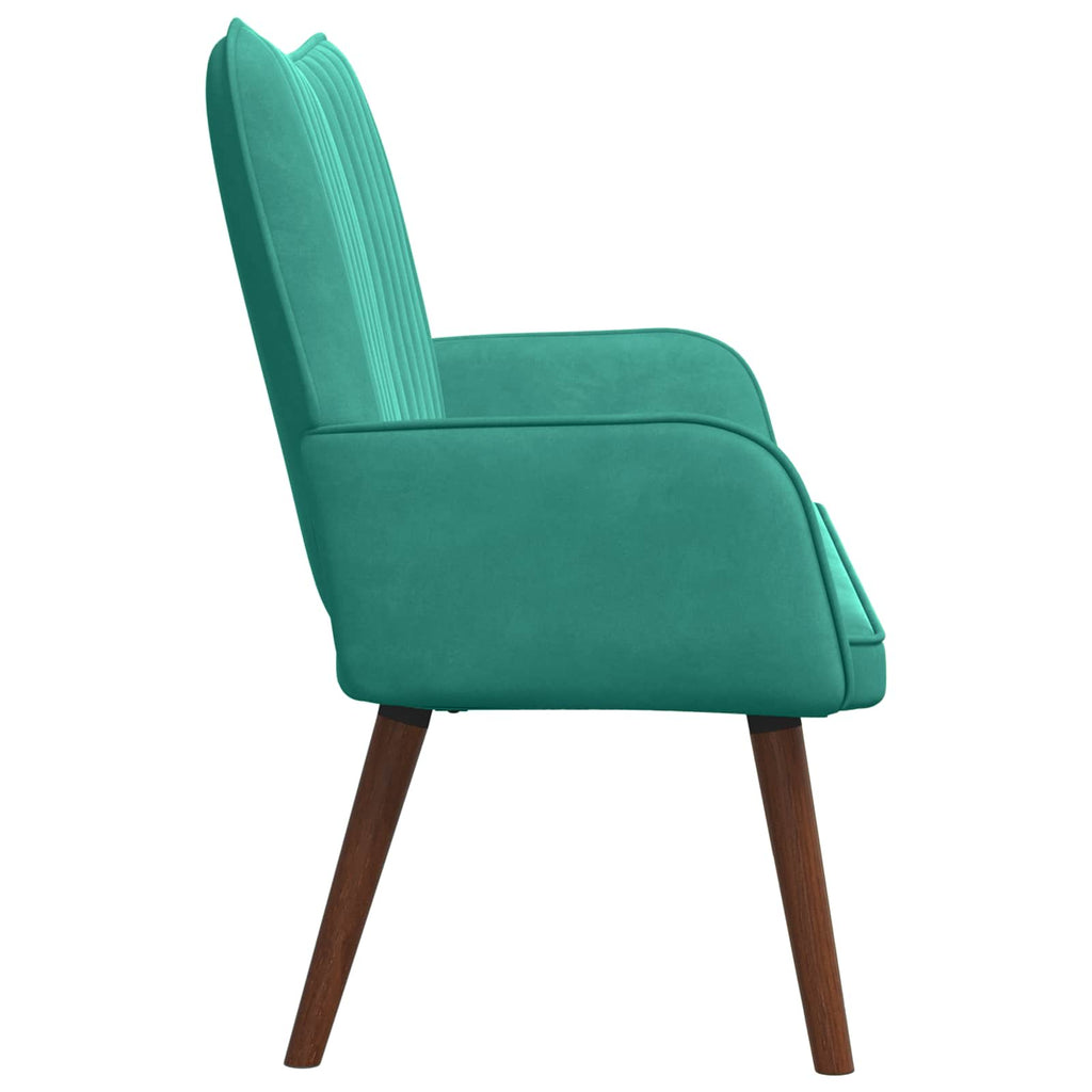 2-Sitzer Sofa Türkis 115 x 61 x 87 cm Samt (V)