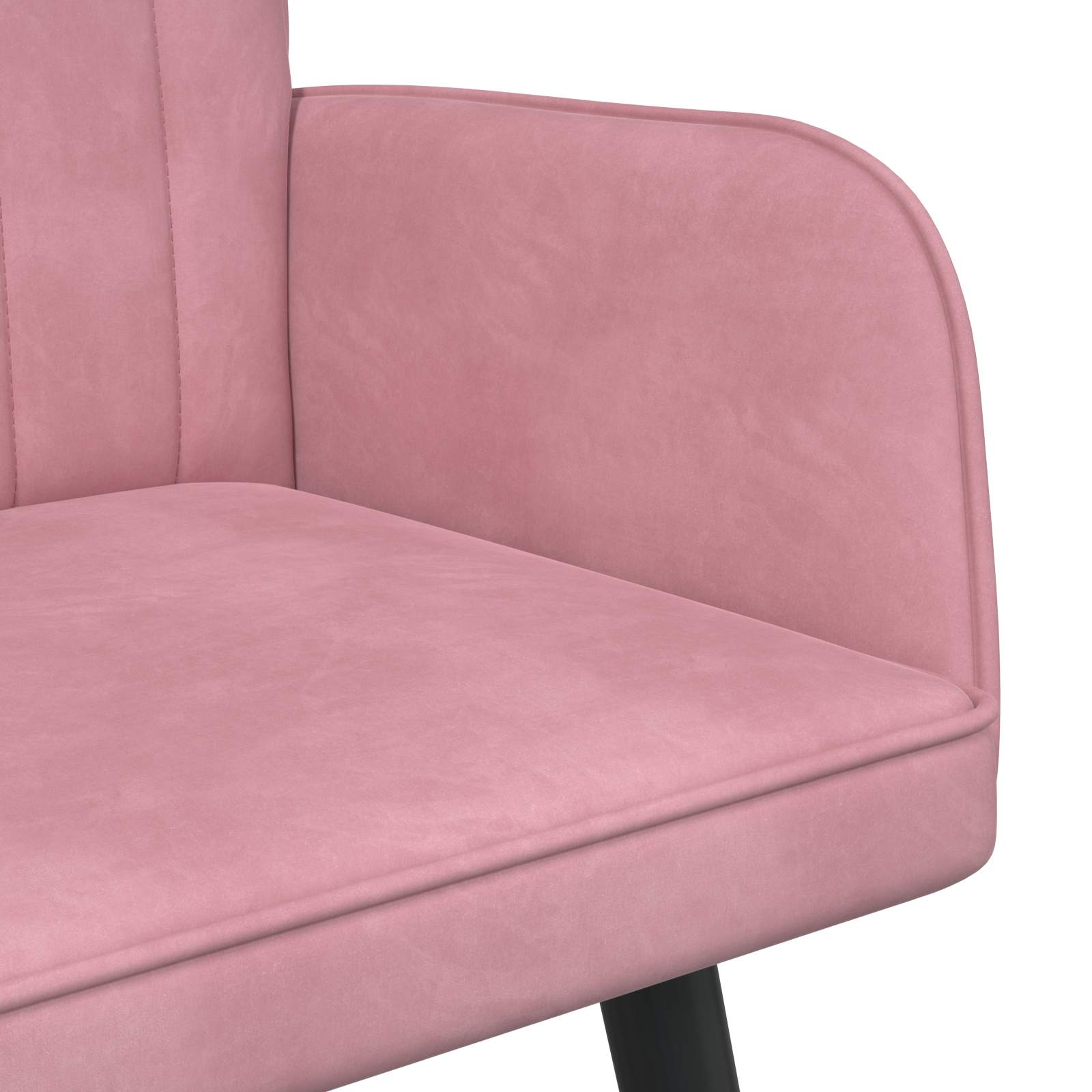 2-Sitzer Sofa Rosa 115 x 61 x 87 cm Samt (V)