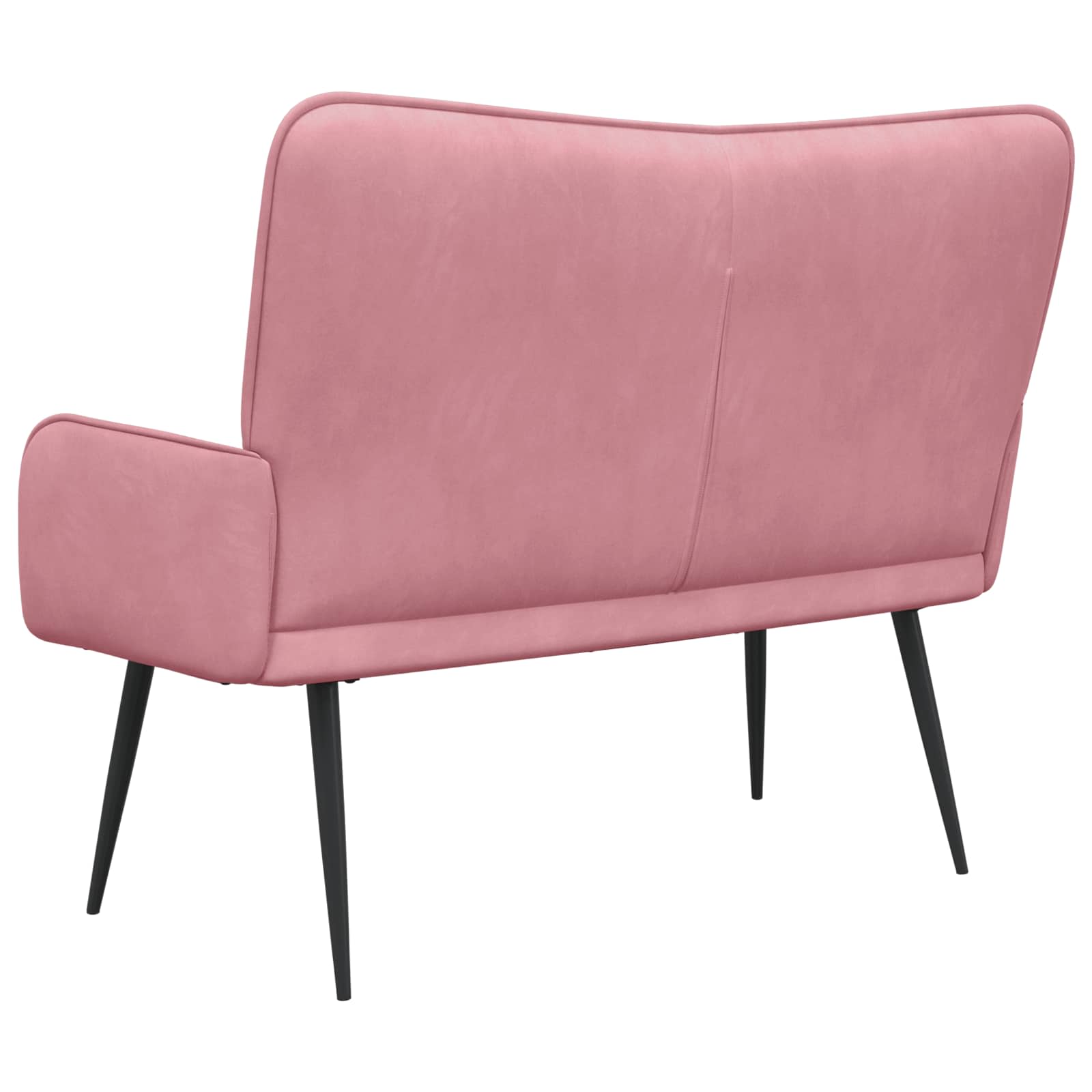 2-Sitzer Sofa Rosa 115 x 61 x 87 cm Samt (V)