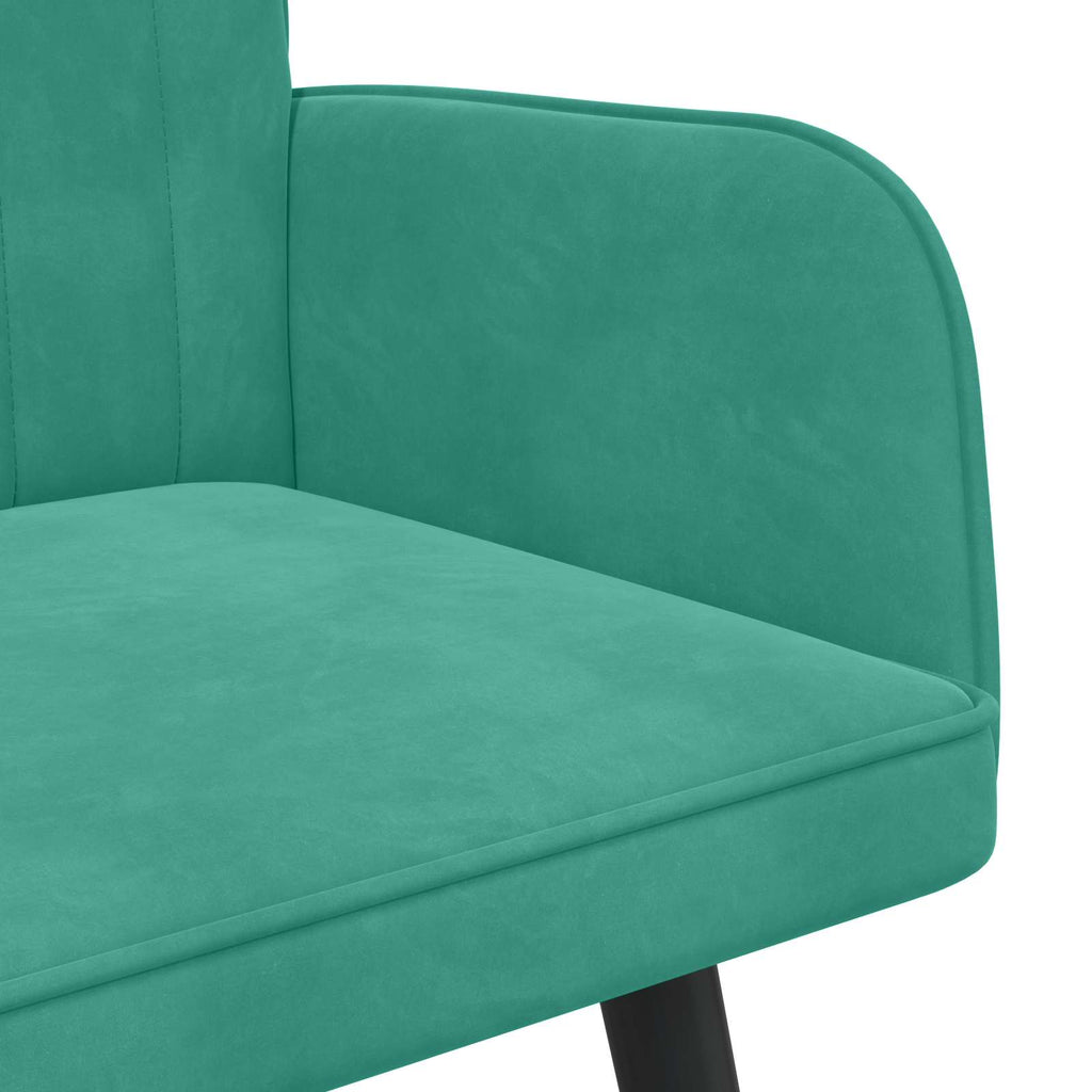 2-Sitzer Sofa Türkis 115 x 61 x 87 cm Samt (V)