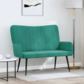 2-Sitzer Sofa Türkis 115 x 61 x 87 cm Samt (V)