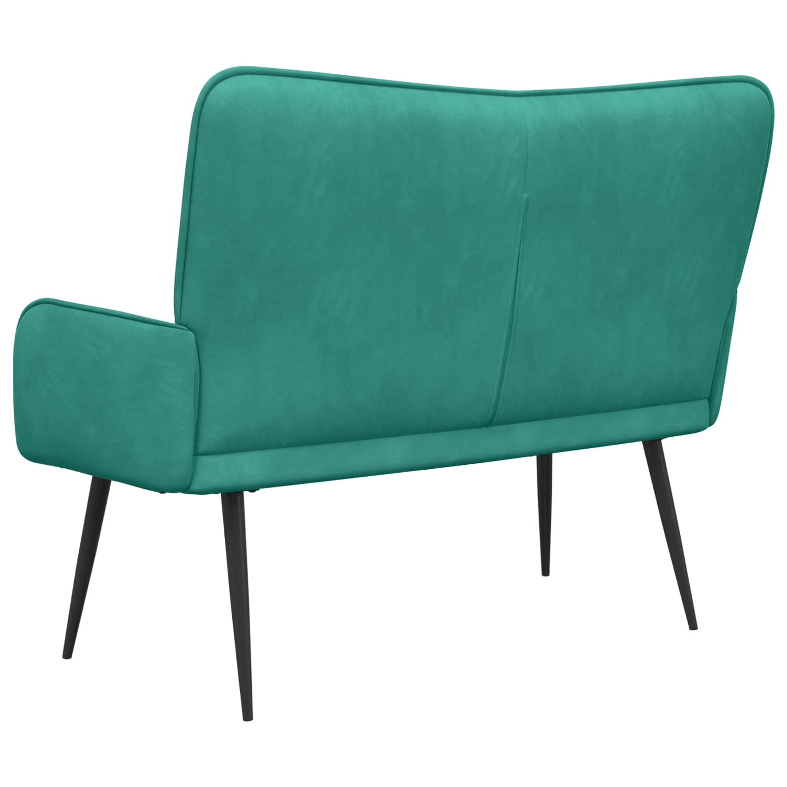 2-Sitzer Sofa Türkis 115 x 61 x 87 cm Samt (V)