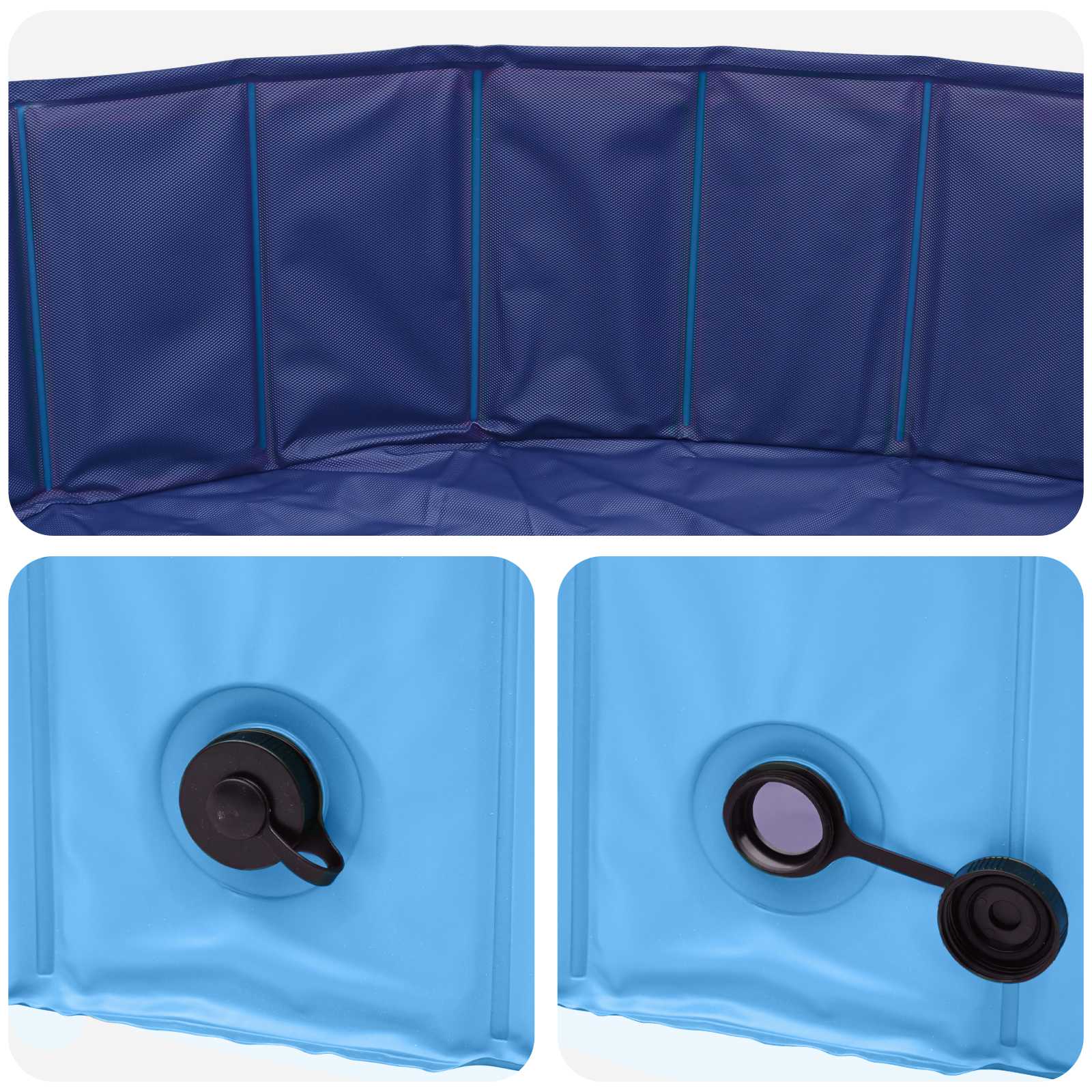 Kinder Schwimmbecken Blau Ø 80 x 20 cm