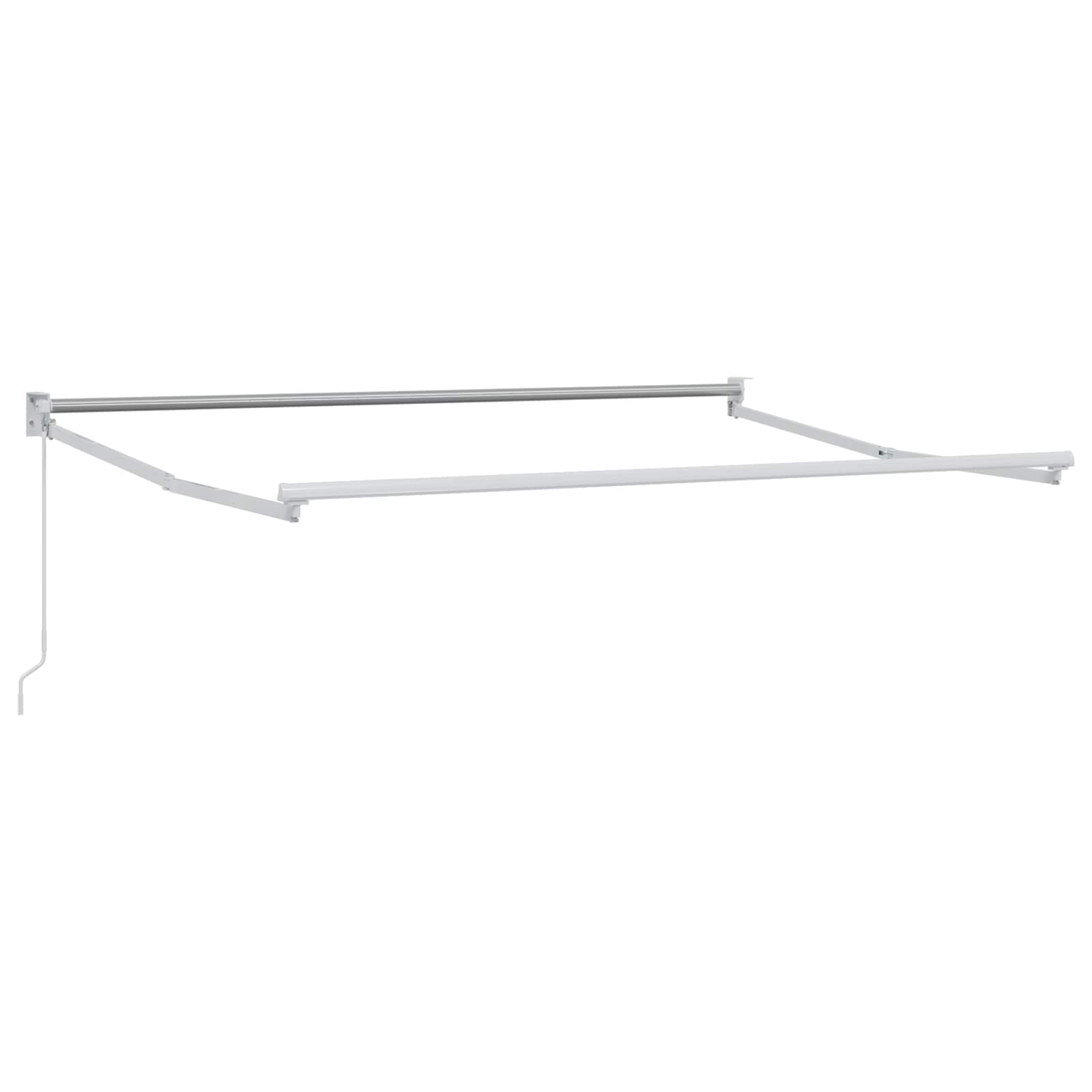Ausziehbare Markise Blau und Weiß 3,5 x 2 m