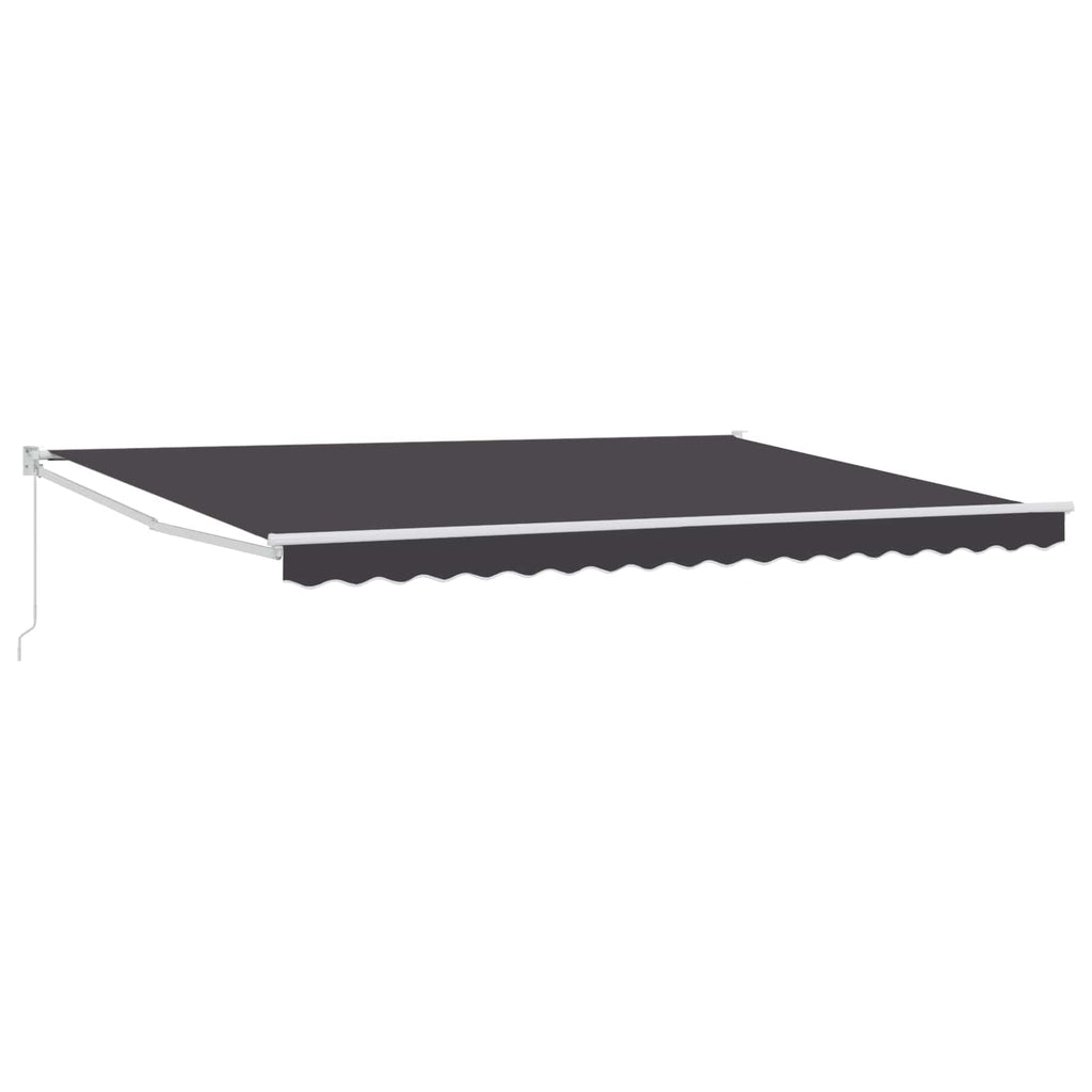 Ausziehbare Markise Anthrazit 4 x 2 m
