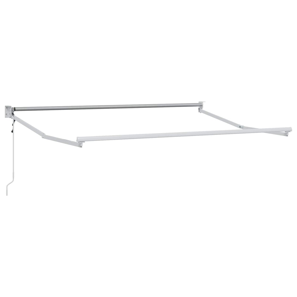 Markise Anthrazit 2,5 x 2 m Polyester und Metall