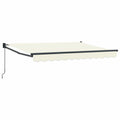 Ausziehbare Markise Creme 3,5 x 2 m
