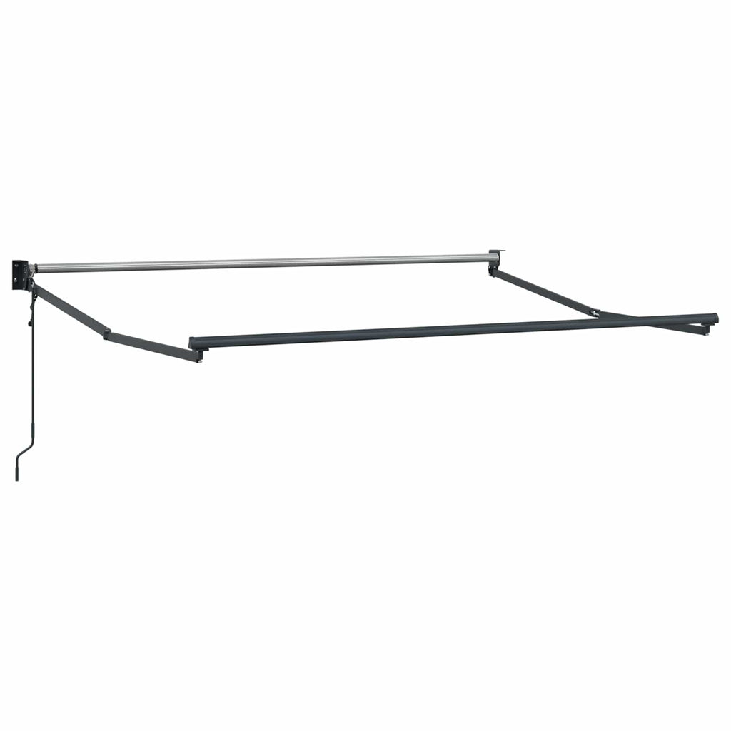 Markise Blau und Weiß 3 x 2 m Polyester und Metall
