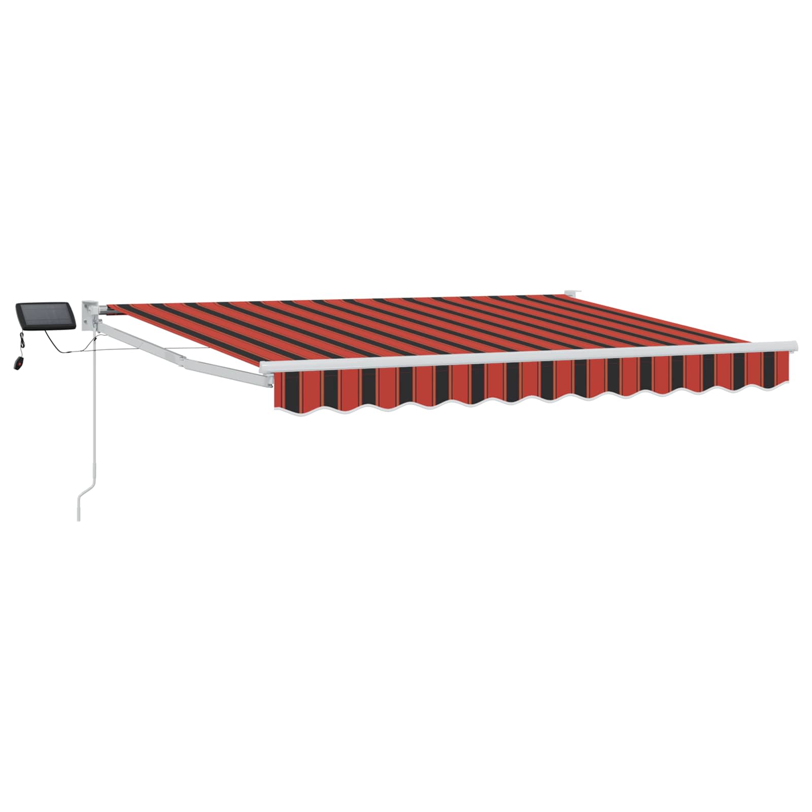 Manuelle Gelenkarmmarkise mit LEDs 2,5 x 2 m