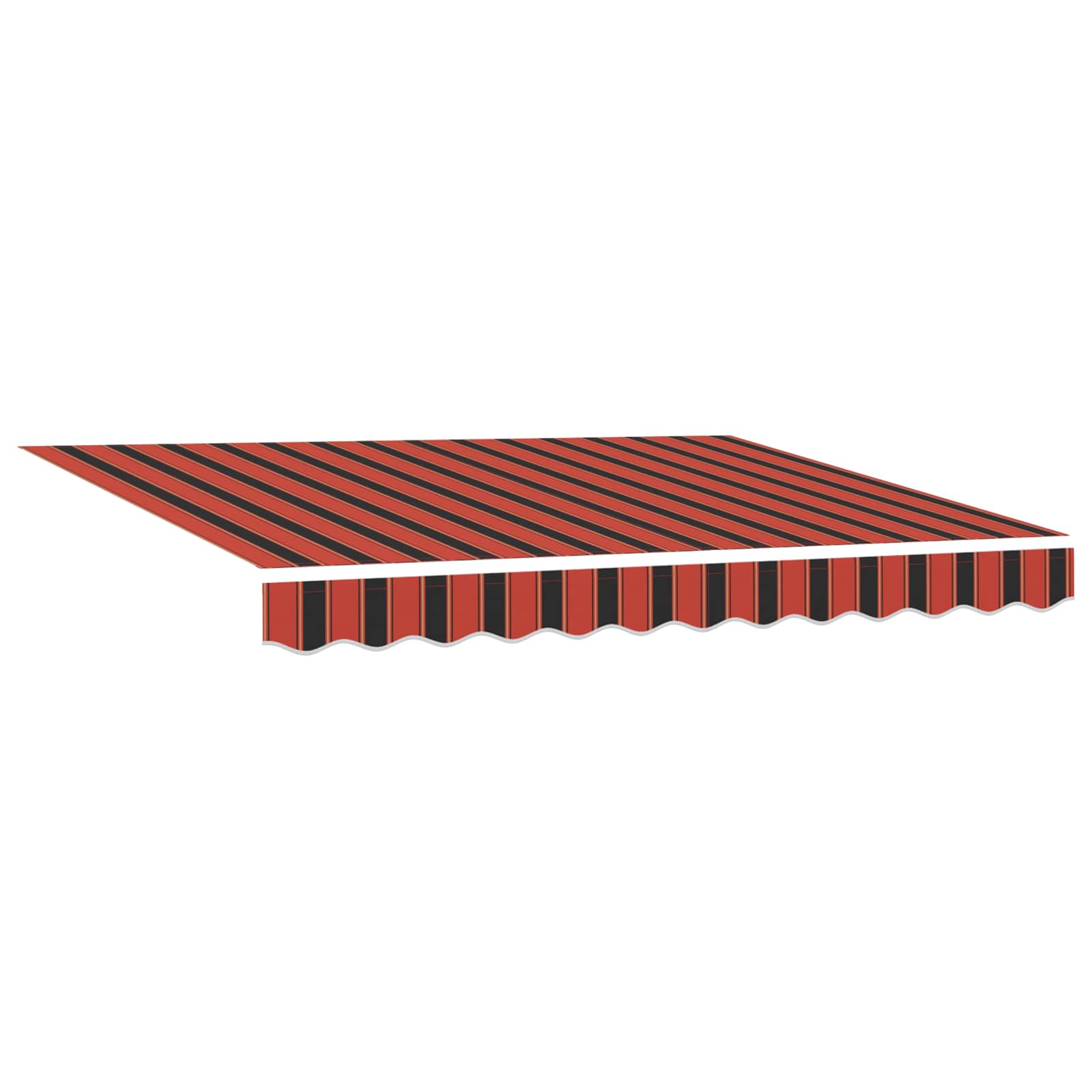 Manuelle Gelenkarmmarkise mit LEDs 3 x 2 m