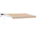 Manuelle Gelenkarmmarkise mit LEDs 3,5 x 2,5 m