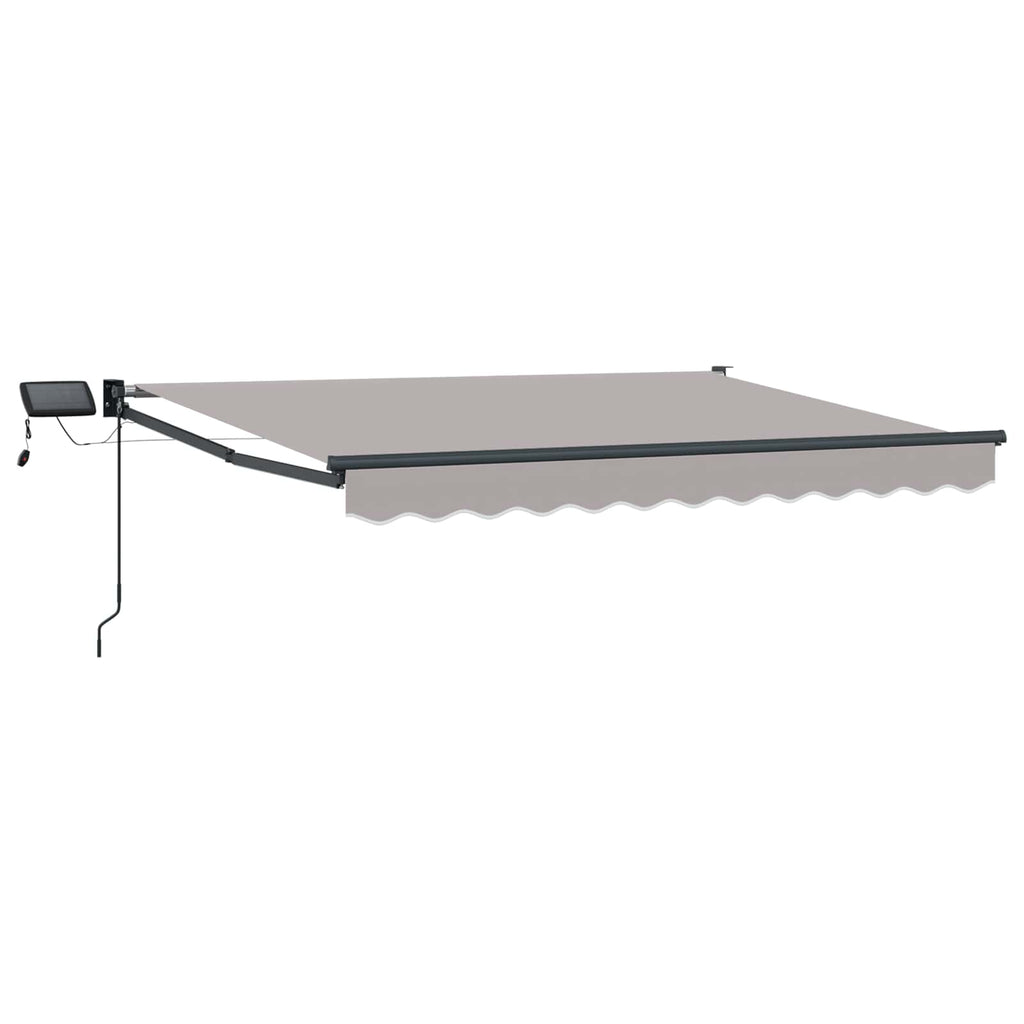 Manuelle Gelenkarmmarkise mit LEDs 2,5 x 2 m