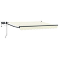 Manuelle Gelenkarmmarkise mit LEDs 3,5 x 2 m