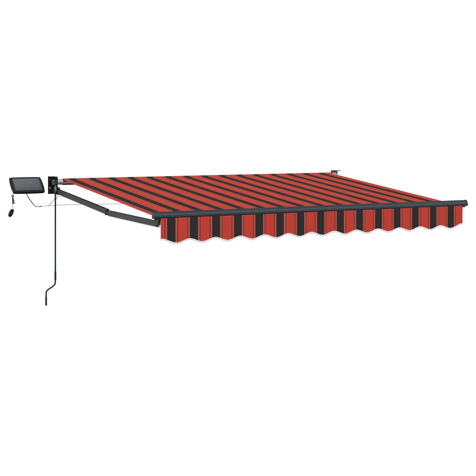 Manuelle Gelenkarmmarkise mit LEDs 3,5 x 2 m