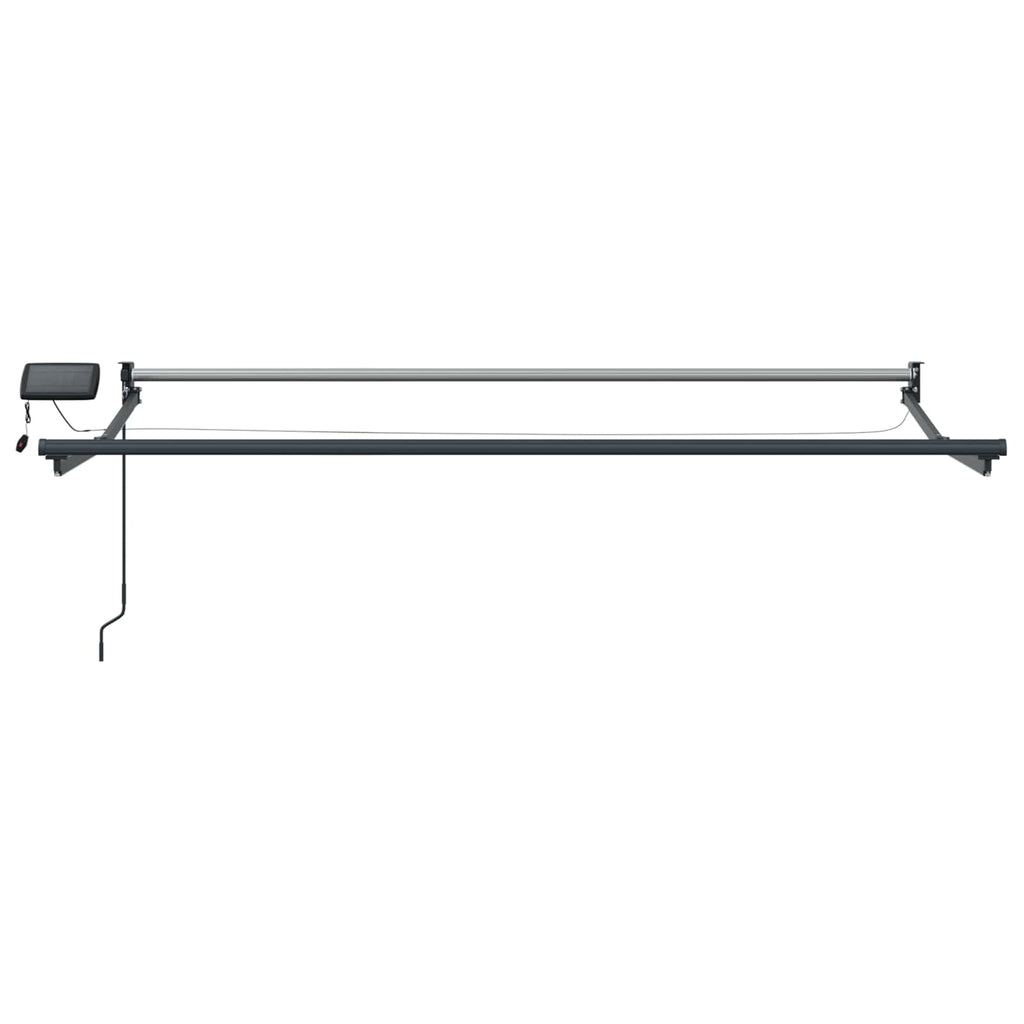 Manuelle Gelenkarmmarkise mit LEDs 3 x 2,5 m