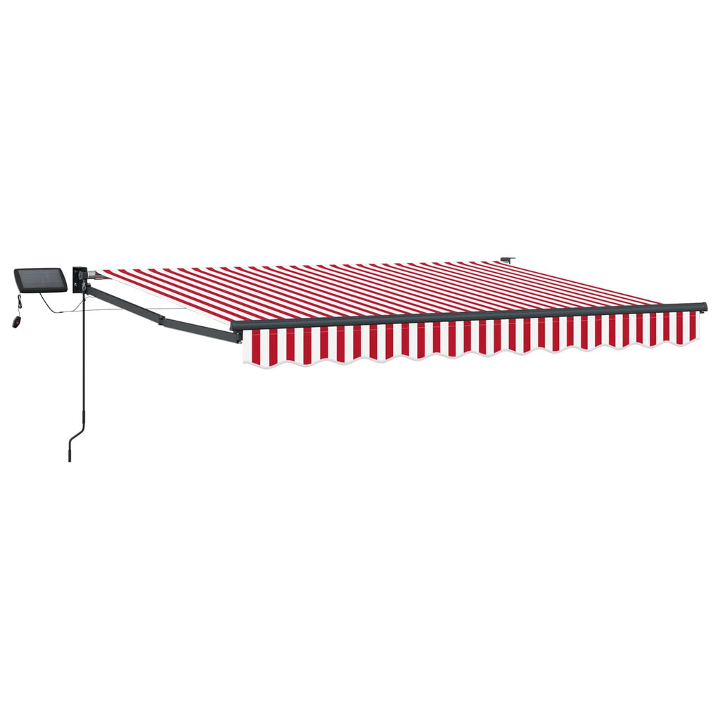Manuelle Gelenkarmmarkise mit LEDs 3,5 x 2,5 m