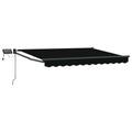 Manuelle Gelenkarmmarkise mit LEDs 3,5 x 2,5 m