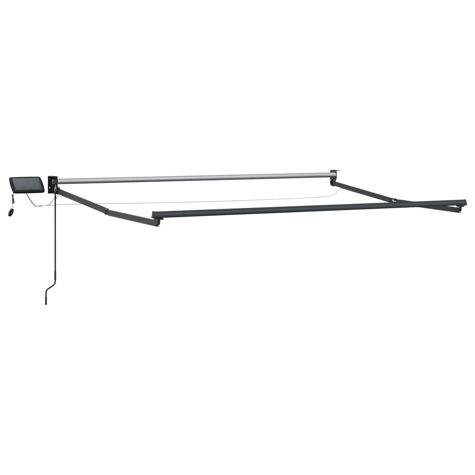 Manuelle Gelenkarmmarkise mit LEDs 3,5 x 2,5 m