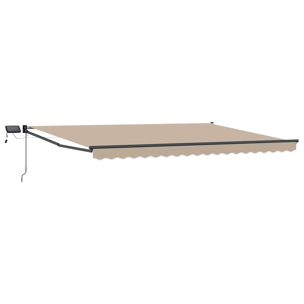 Manuelle Gelenkarmmarkise mit LEDs 4,5 × 3 m