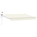 Elektrische ausziehbare Markise Creme 2,5 x 2 m