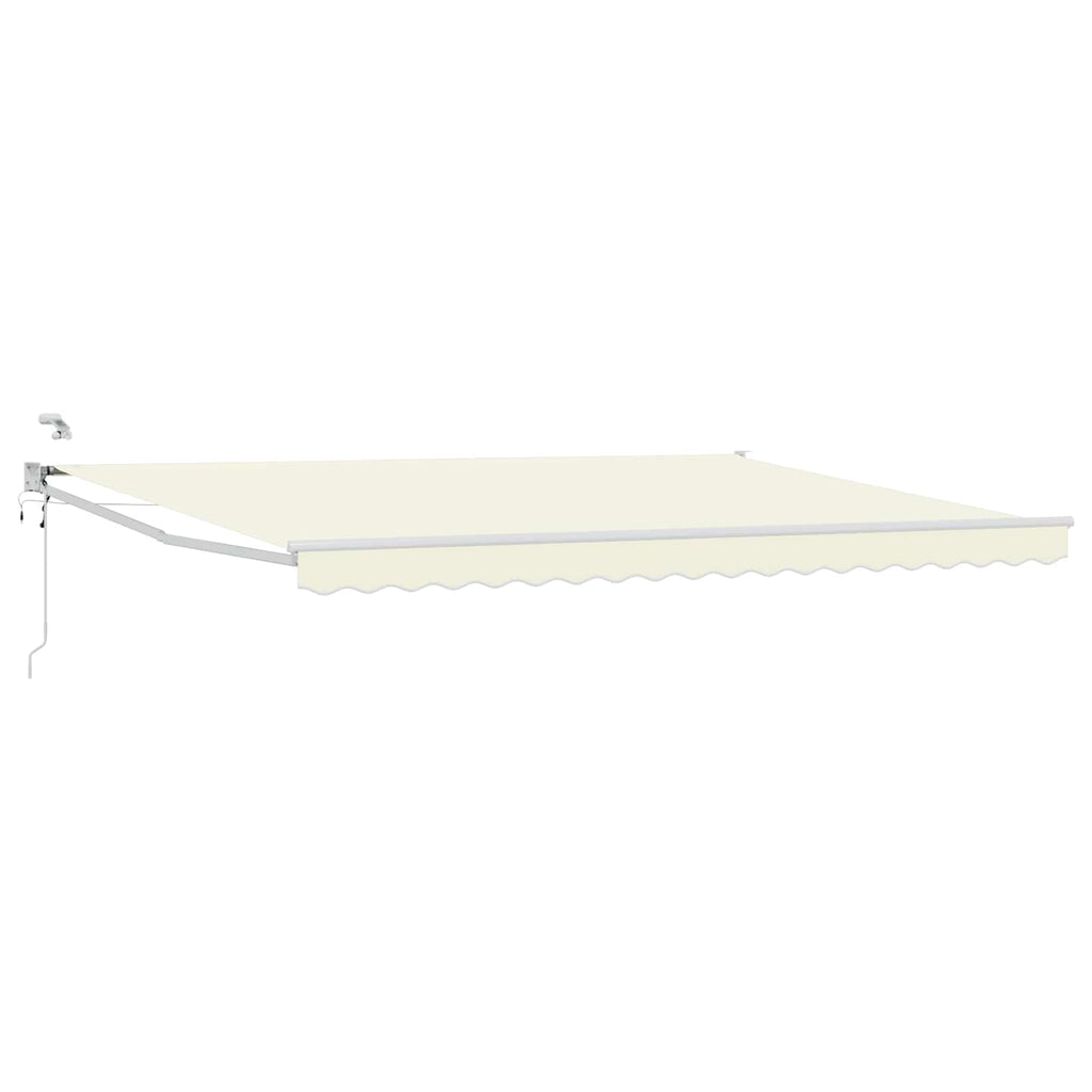 Elektrische ausziehbare Markise Creme 4 x 3 m