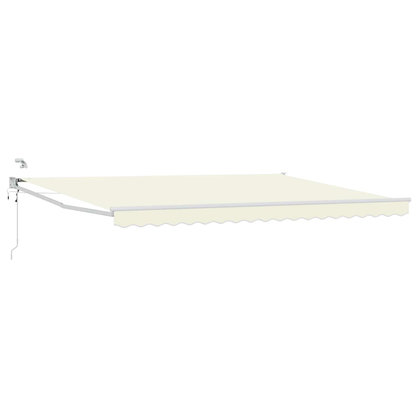 Elektrische ausziehbare Markise Creme 4,5 × 3 m