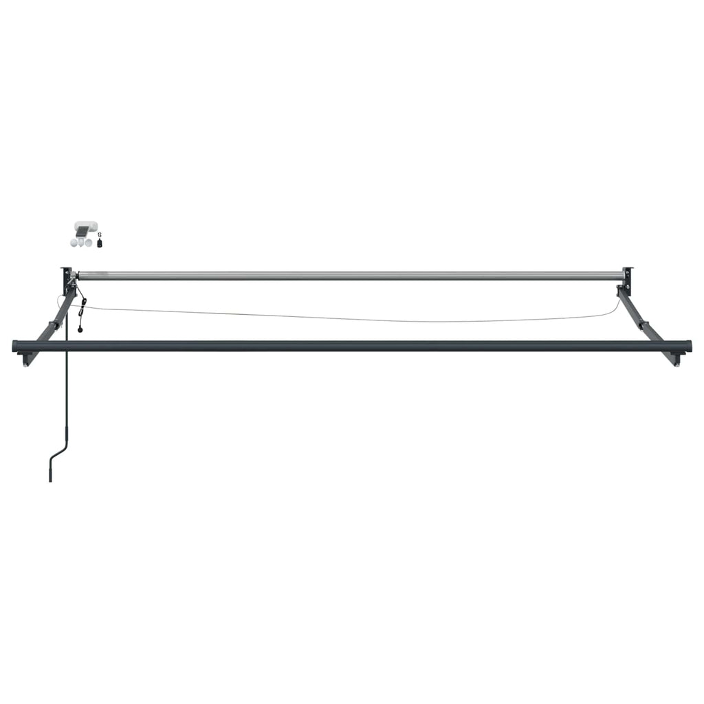 Elektrische ausziehbare Markise Weiß 3 x 2 m