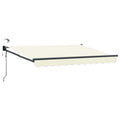 Elektrische ausziehbare Markise Creme 3 x 2,5 m