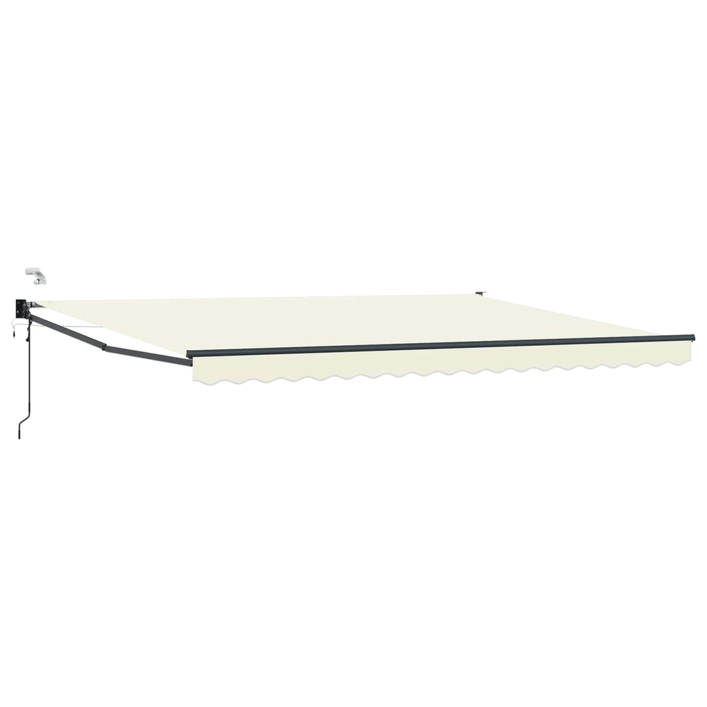 Elektrische ausziehbare Markise Creme 5 x 3 m