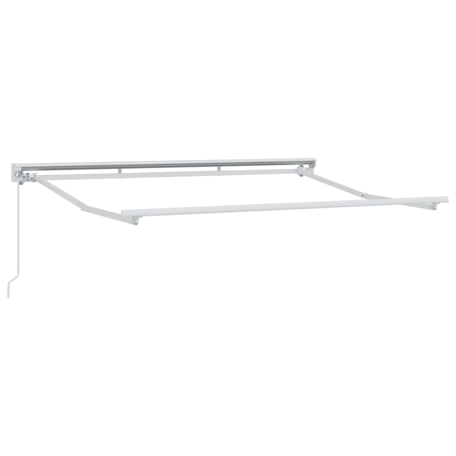 Manuell einziehbare Markise Creme 3 x 2,5 m