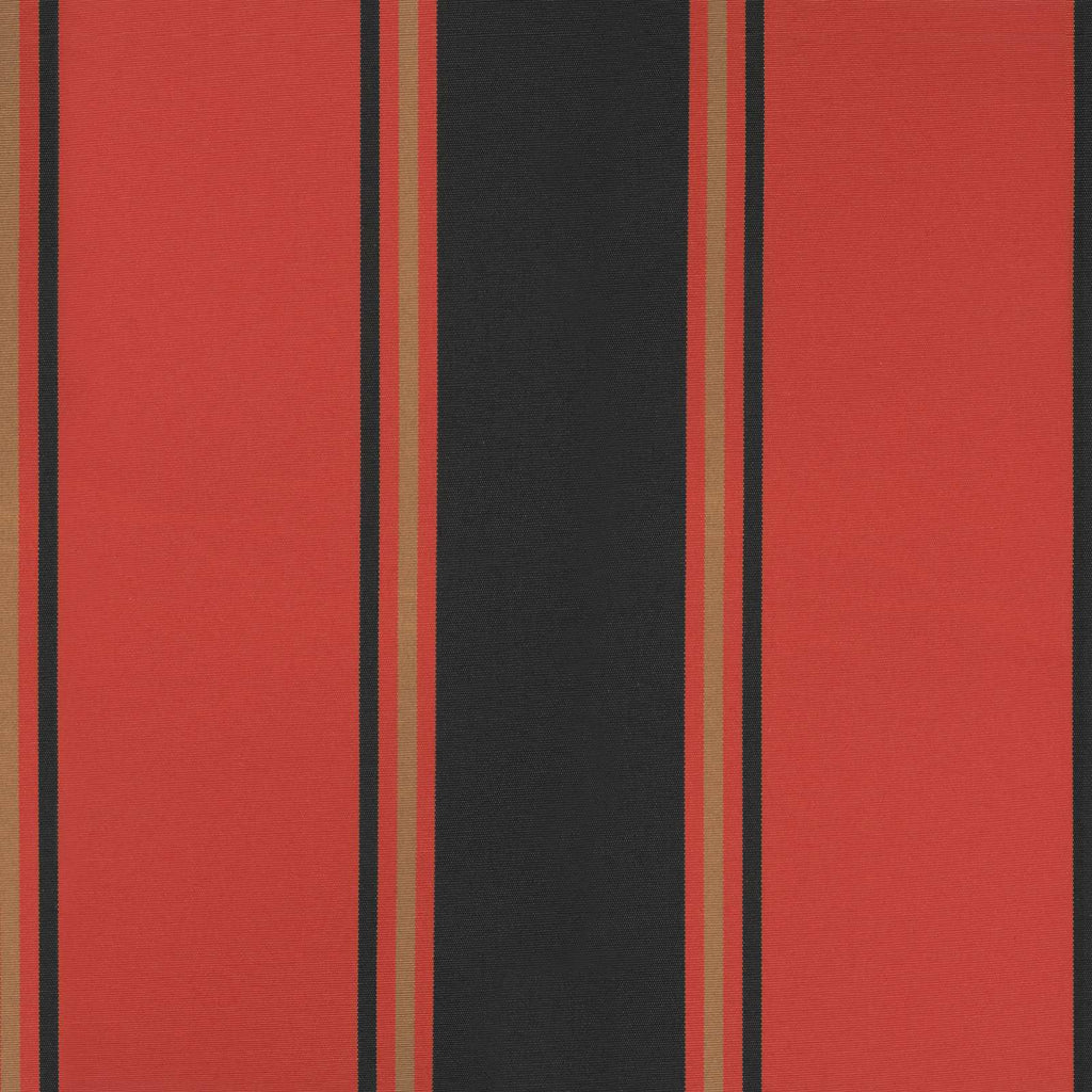 Manuell einziehbare Markise Orange, Schwarz und Gelb