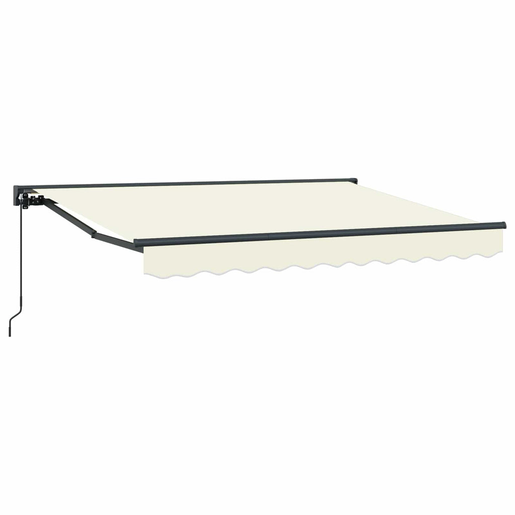 Manuell einziehbare Markise Creme 2,5 x 2 m