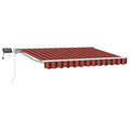 Manueller Markisenrahmen mit LEDs 3 x 2 m