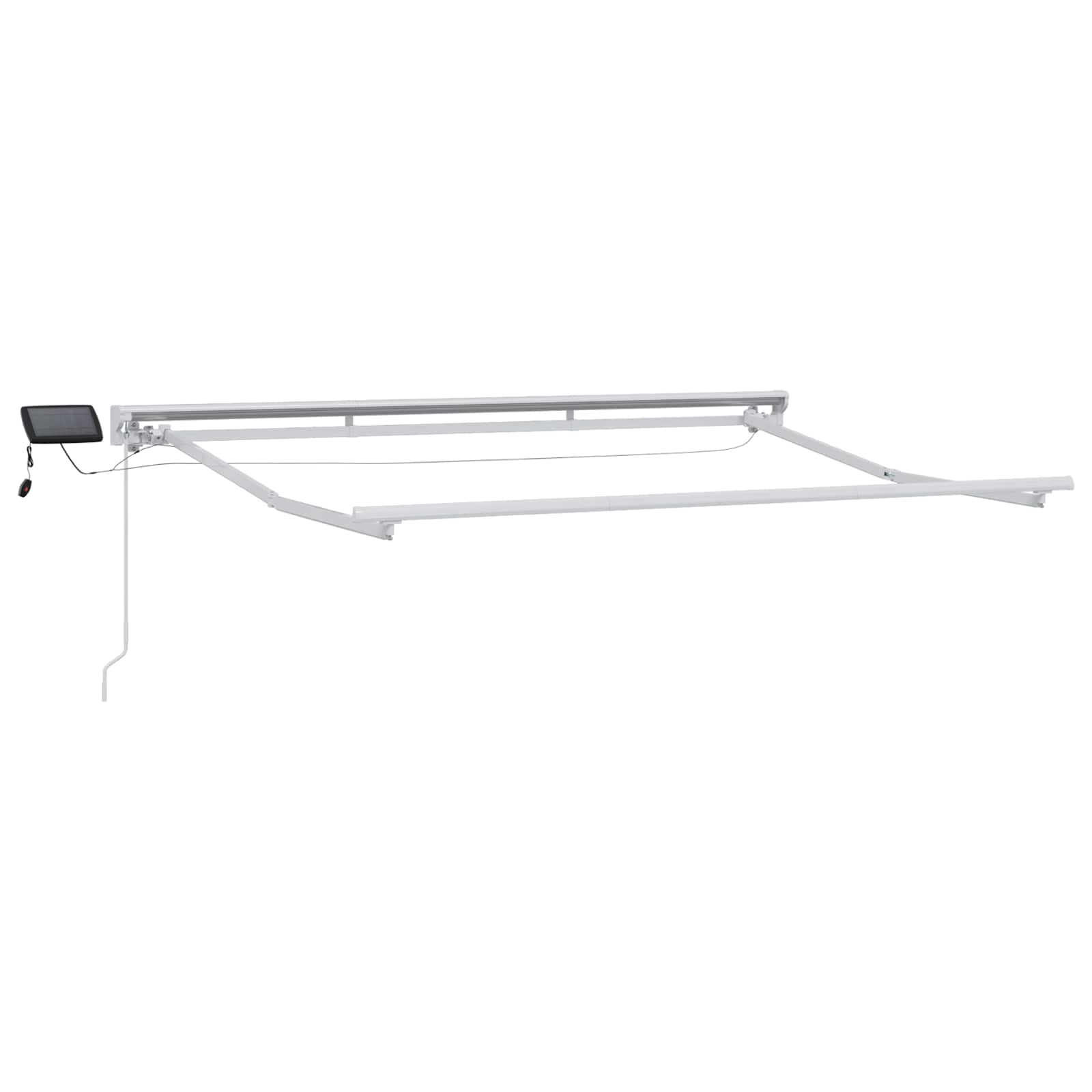 Manueller Markisenrahmen mit LEDs 3,5 x 2,5 m