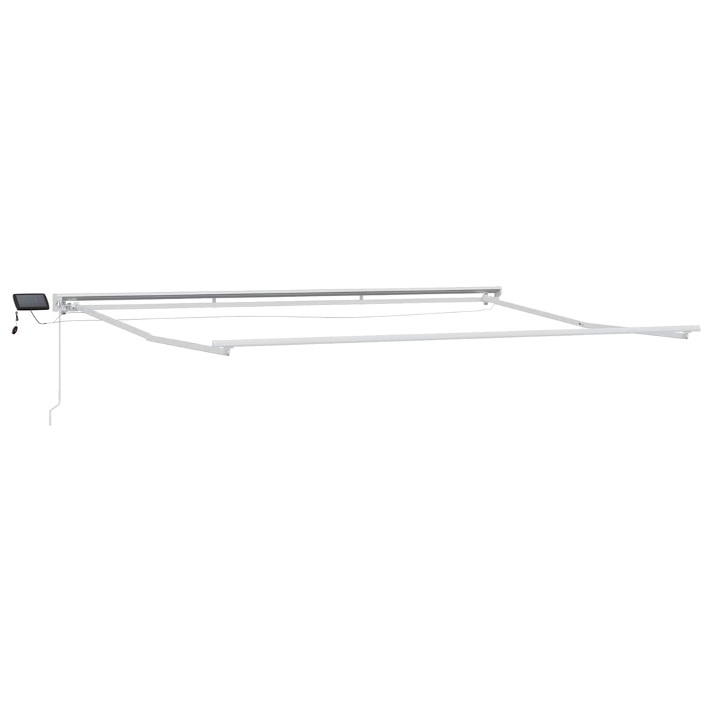 Manueller Markisenrahmen mit LEDs 5 x 3,5 m