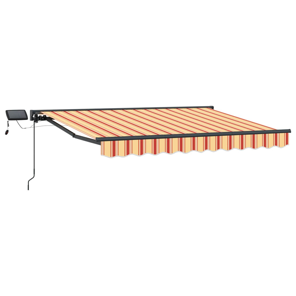 Manueller Markisenrahmen mit LEDs 2,5 x 2 m