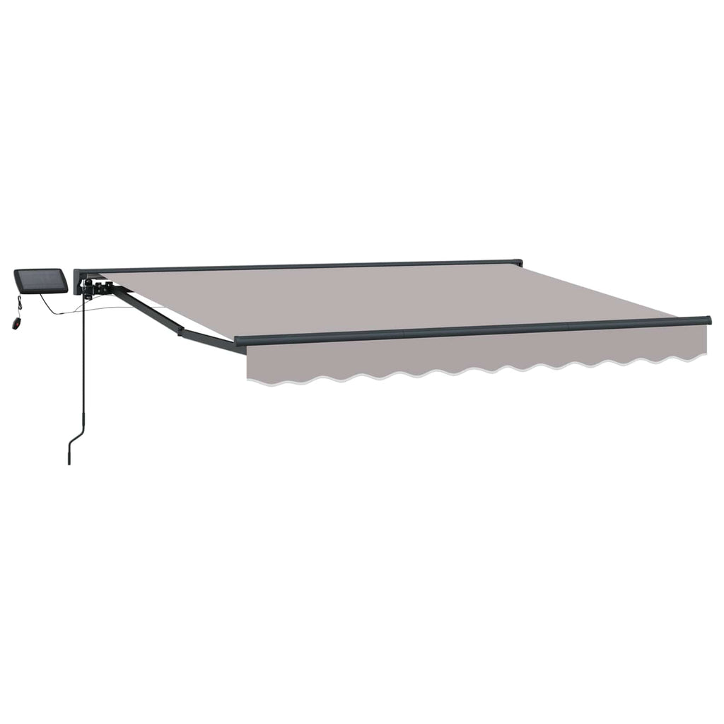 Manueller Markisenrahmen mit LEDs 2,5 x 2 m