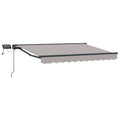 Manueller Markisenrahmen mit LEDs 2,5 x 2 m
